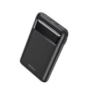 yesido Powerbank YP33 5 000 mAh LED, 2xUSB-A + USB-C BLACK