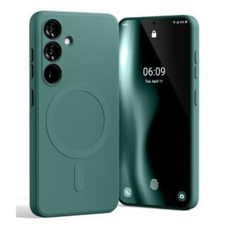 Mercury Semi-Silicon MagSafe Samsung Galaxy A57 GREEN