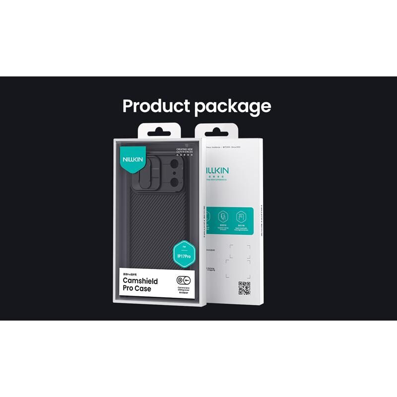 NILLKIN CAMSHIELD PRO iPhone 17 PRO BLACK / CZARNY - imagine 6