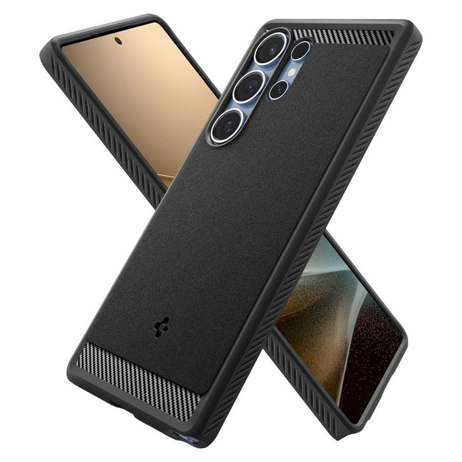 SPIGEN RUGGED ARMOR MAG MagSafe GALAXY S25 ULTRA MATTE BLACK - imagine 4