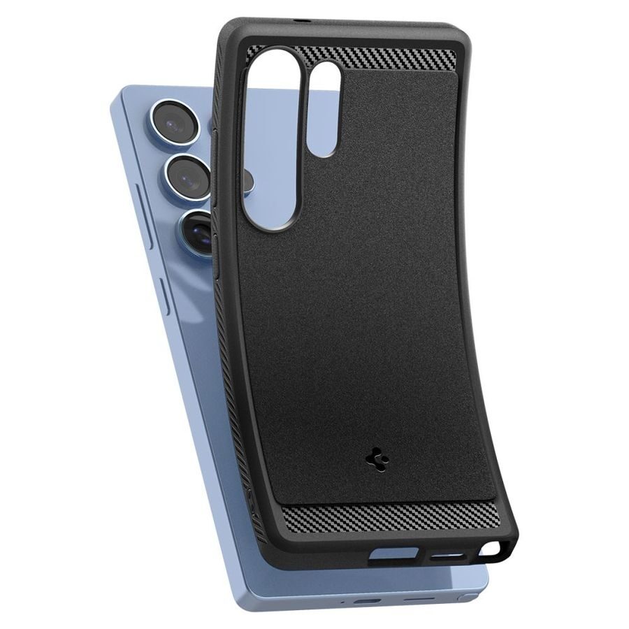 SPIGEN RUGGED ARMOR MAG MagSafe GALAXY S25 ULTRA MATTE BLACK - imagine 6
