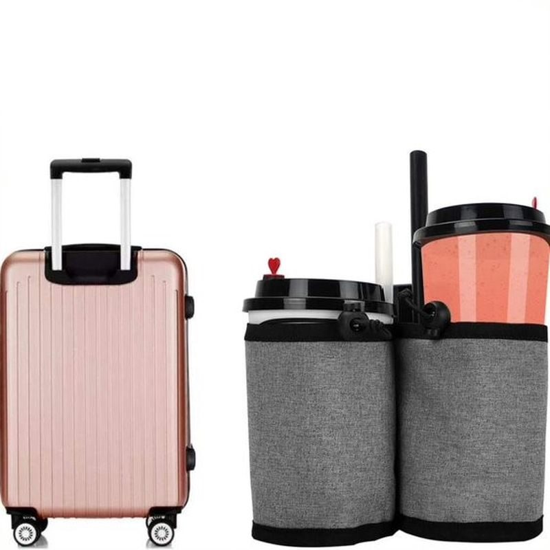 LUGGAGE CUP HOLDER BLACK - imagine 3