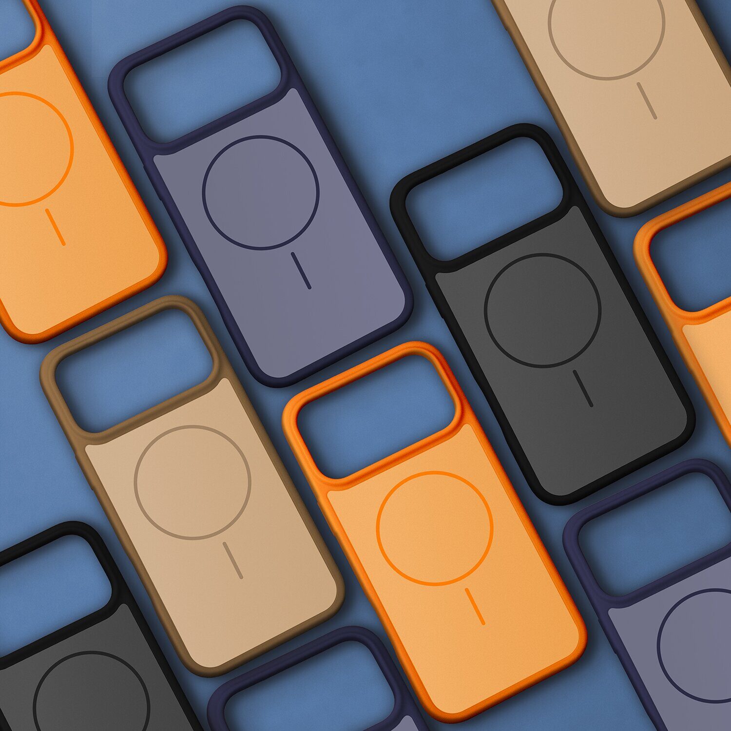 Frame Thin Mag case for iPhone 17 Air 6,6" dark blue - imagine 7