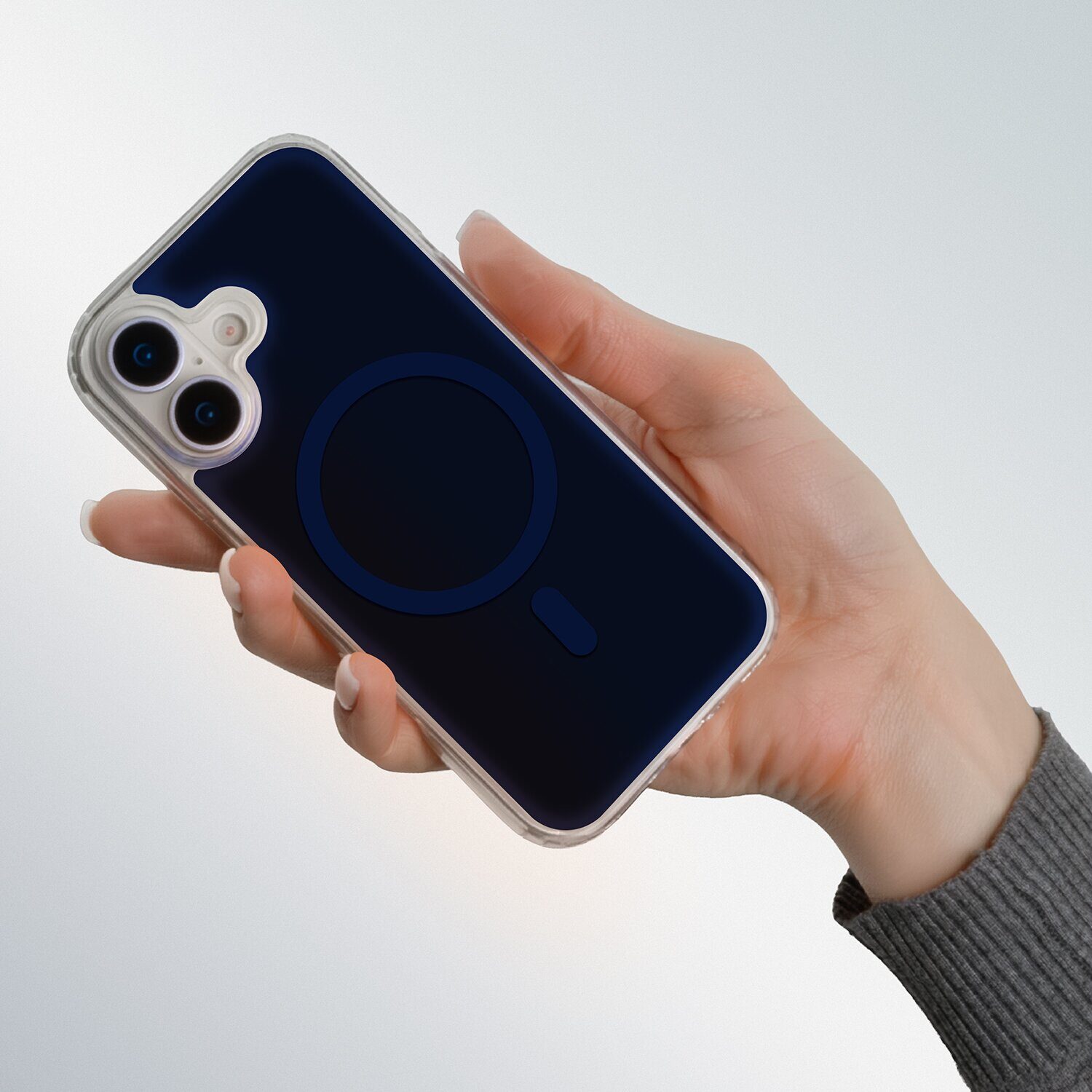 Lowkey Mag for iPhone 12 / 12 Pro 6,1" dark blue - imagine 4