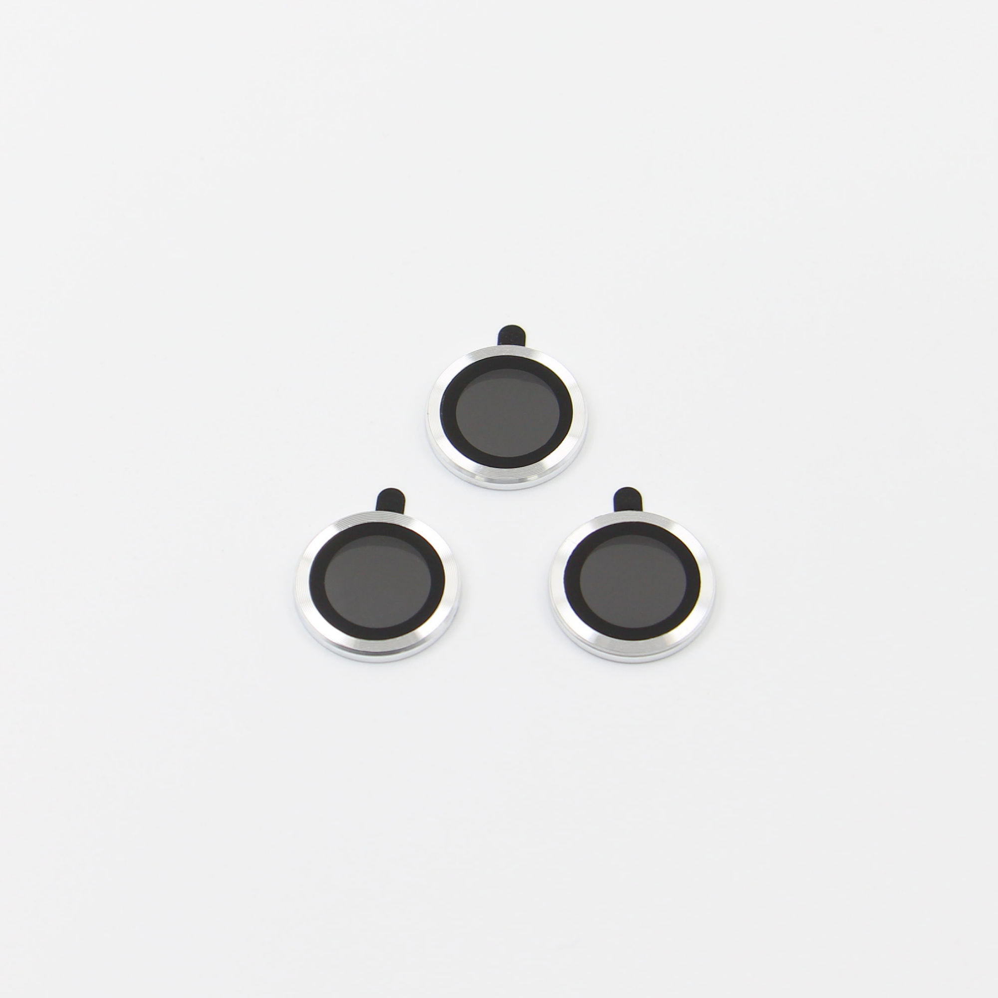 Set of lens glasses for iPhone 17 Pro Max silver