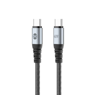 Forever Braix cable USB-C - USB-C 1,0 m 60W black