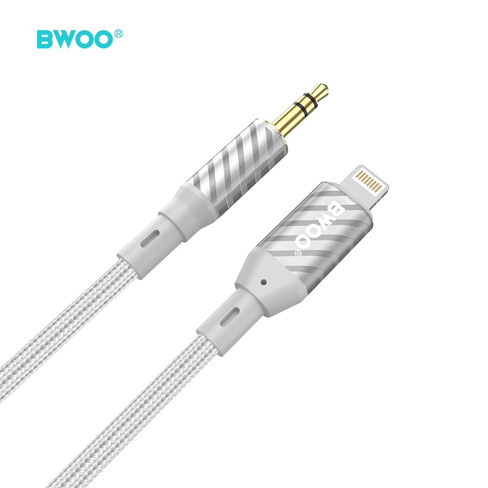 BWOO AUX Cable Lightning to 3.5mm Jack audio AUX073 - imagine 3