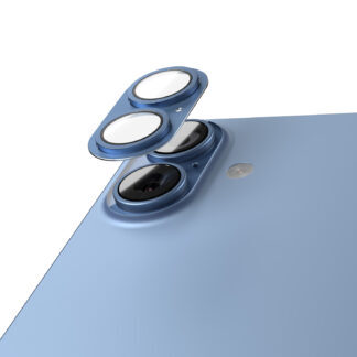 Etteri full camera lens guard for iPhone 17 blue
