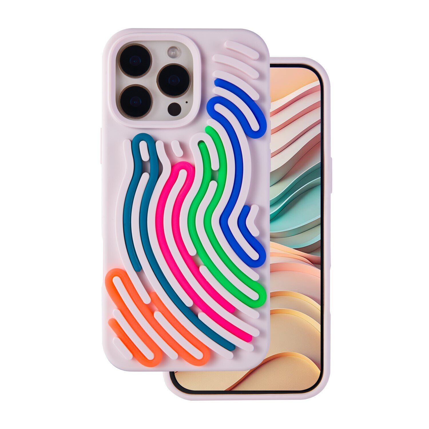 DIY Snake case for iPhone 16 Pro Max 6,9" pink