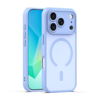 Mag Matt case for iPhone 17 Pro Max 6,9" / 18 Pro Max 6,9" light blue camera protection