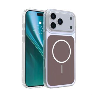 Etteri Hidden Pearl case for iPhone 17 Pro Max 6,9" brown