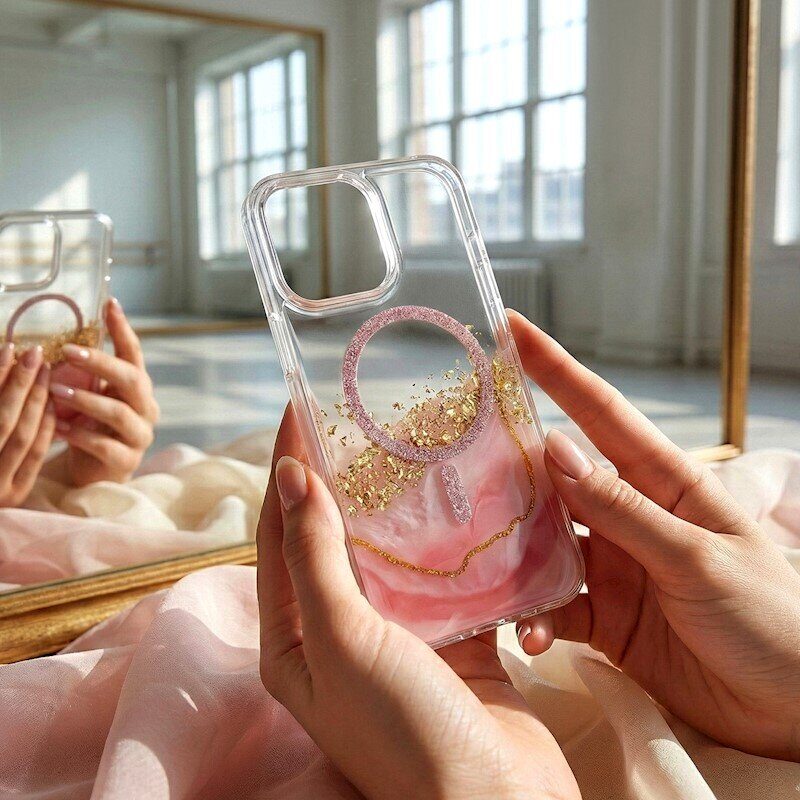 Epoxy Mag case for Samsung Galaxy S26 pink - imagine 4