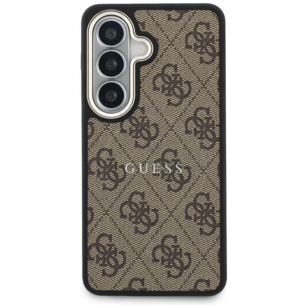 Guess case 4G Embossed Ring MagSafe for Samsung Galaxy S26 Plus brown - imagine 3