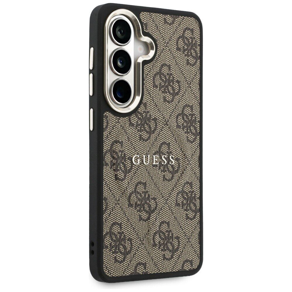 Guess case 4G Embossed Ring MagSafe for Samsung Galaxy S26 Plus brown - imagine 4