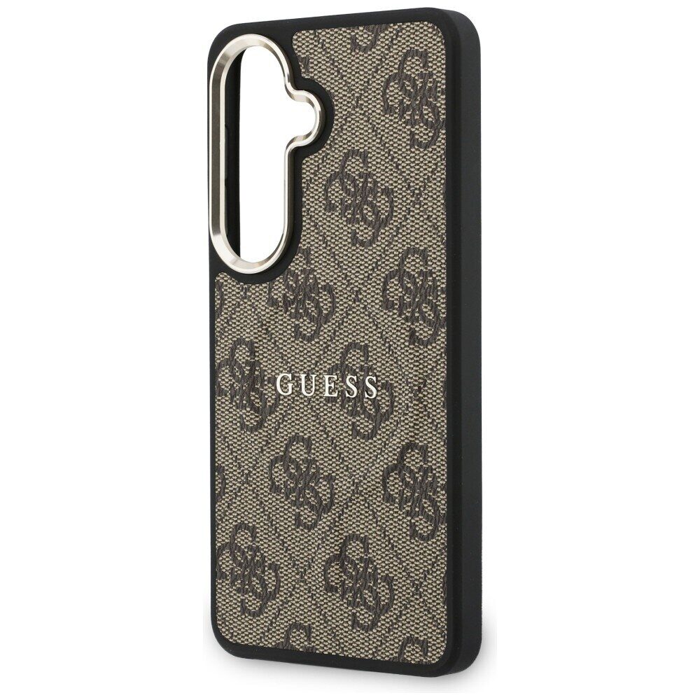 Guess case 4G Embossed Ring MagSafe for Samsung Galaxy S26 Plus brown - imagine 6