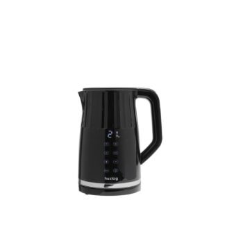 Huslog grooved kettle with touch panel black 1,7L 2200W