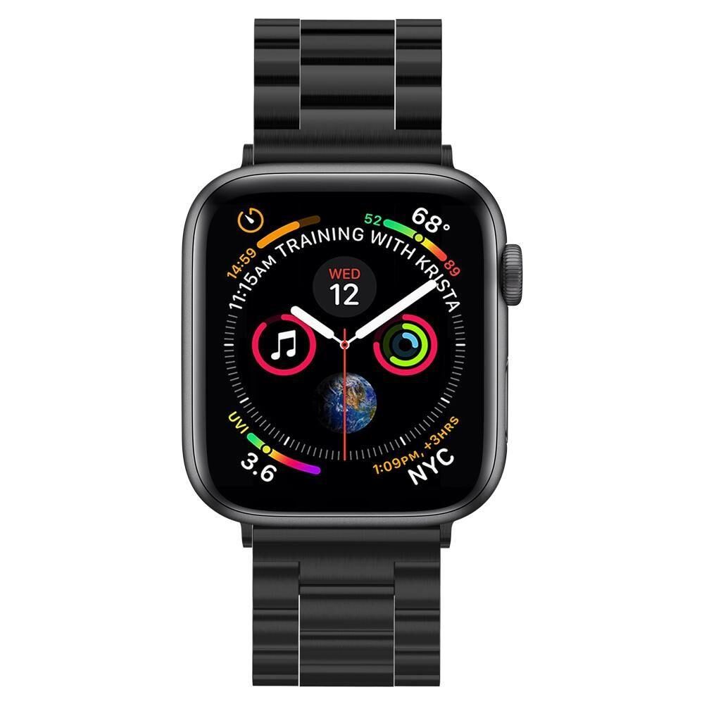 Spigen Modern Fit Band for Apple Watch 4 / 5 / 6 / 7 / 8 / SE / Ultra (42/44/45/49 mm) - Black - imagine 7