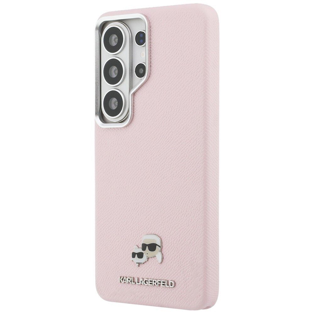 Karl Lagerfeld case Saffiano KC Metal Logo MagSafe for Samsung Galaxy S26 Ultra pink - imagine 2