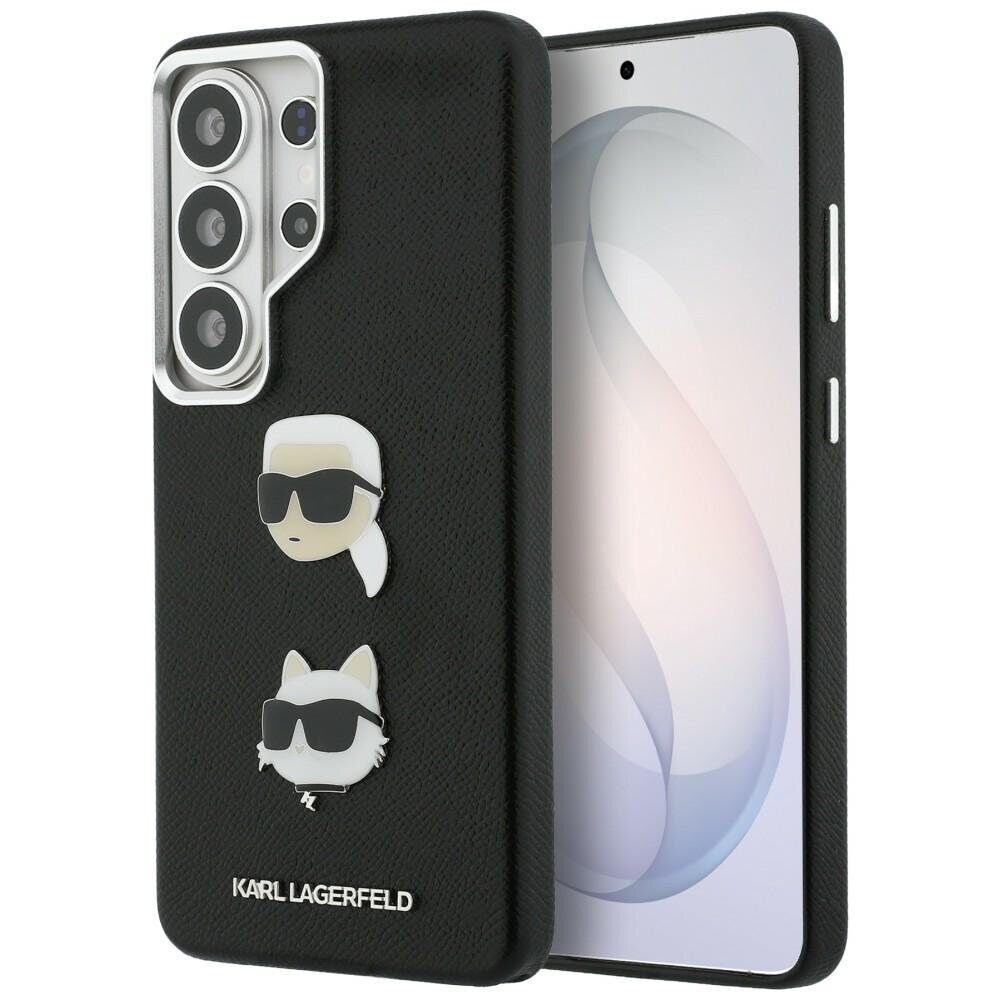 Karl Lagerfeld case Saffiano Double Heads Metal for Samsung Galaxy S26 Ultra black