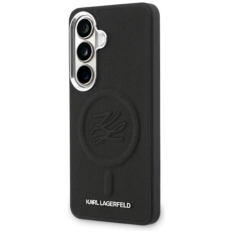 Karl Lagerfeld case Embossed Ring Initials MagSafe for Samsung Galaxy S26 Plus black - imagine 2