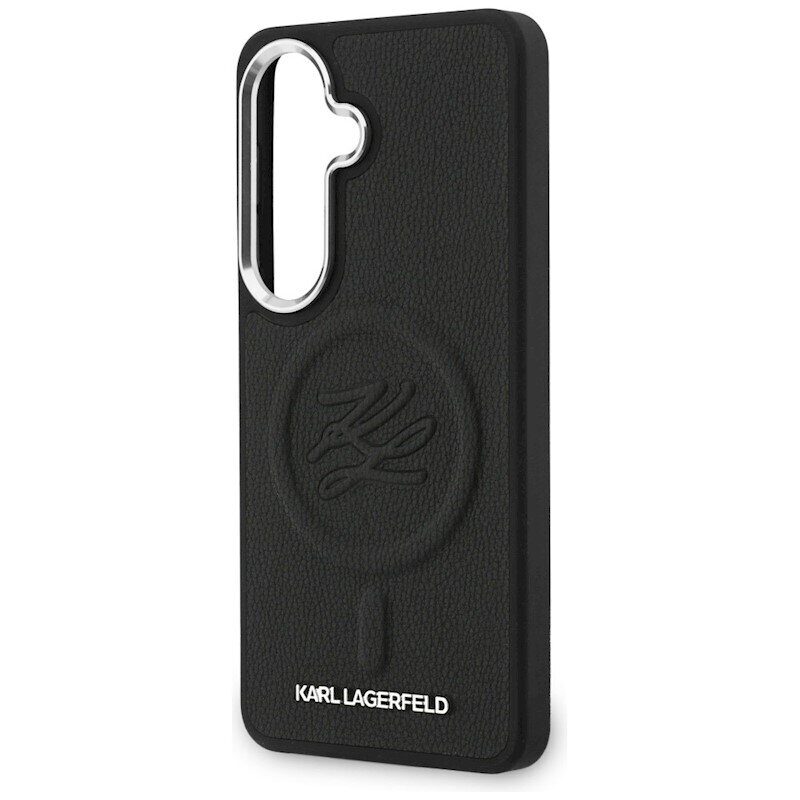Karl Lagerfeld case Embossed Ring Initials MagSafe for Samsung Galaxy S26 Plus black - imagine 6