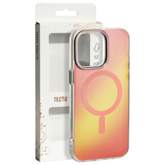 Tecto Shield Aurora case for iPhone 15 6,1" pink