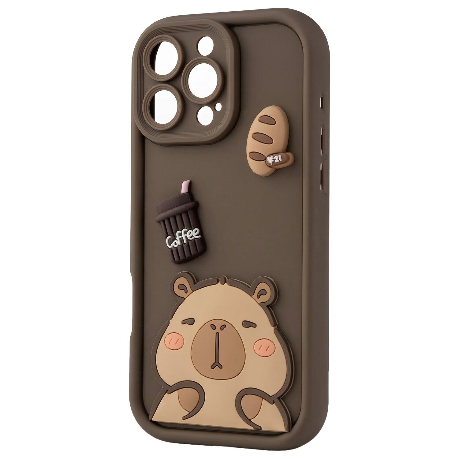 Ultra Trendy 3D case for Samsung Galaxy S25 FE capybara - imagine 3