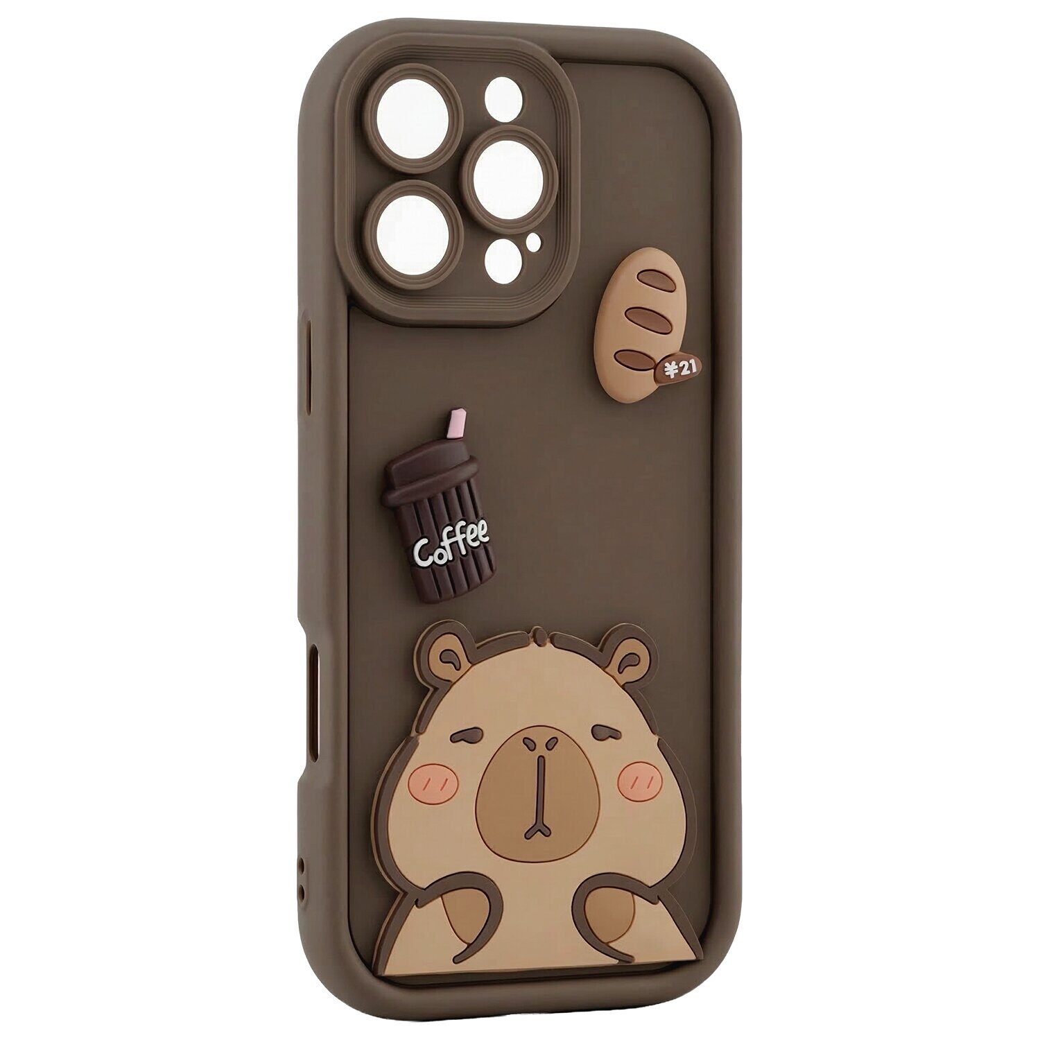 Ultra Trendy 3D case for Samsung Galaxy S25 FE capybara - imagine 4