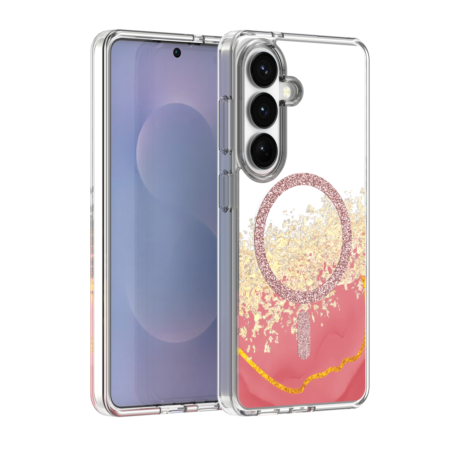 Epoxy Mag case for Samsung Galaxy S26 pink