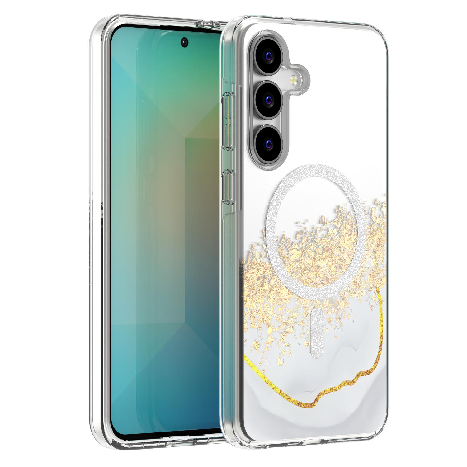 Epoxy Mag case for Samsung Galaxy S25 FE white