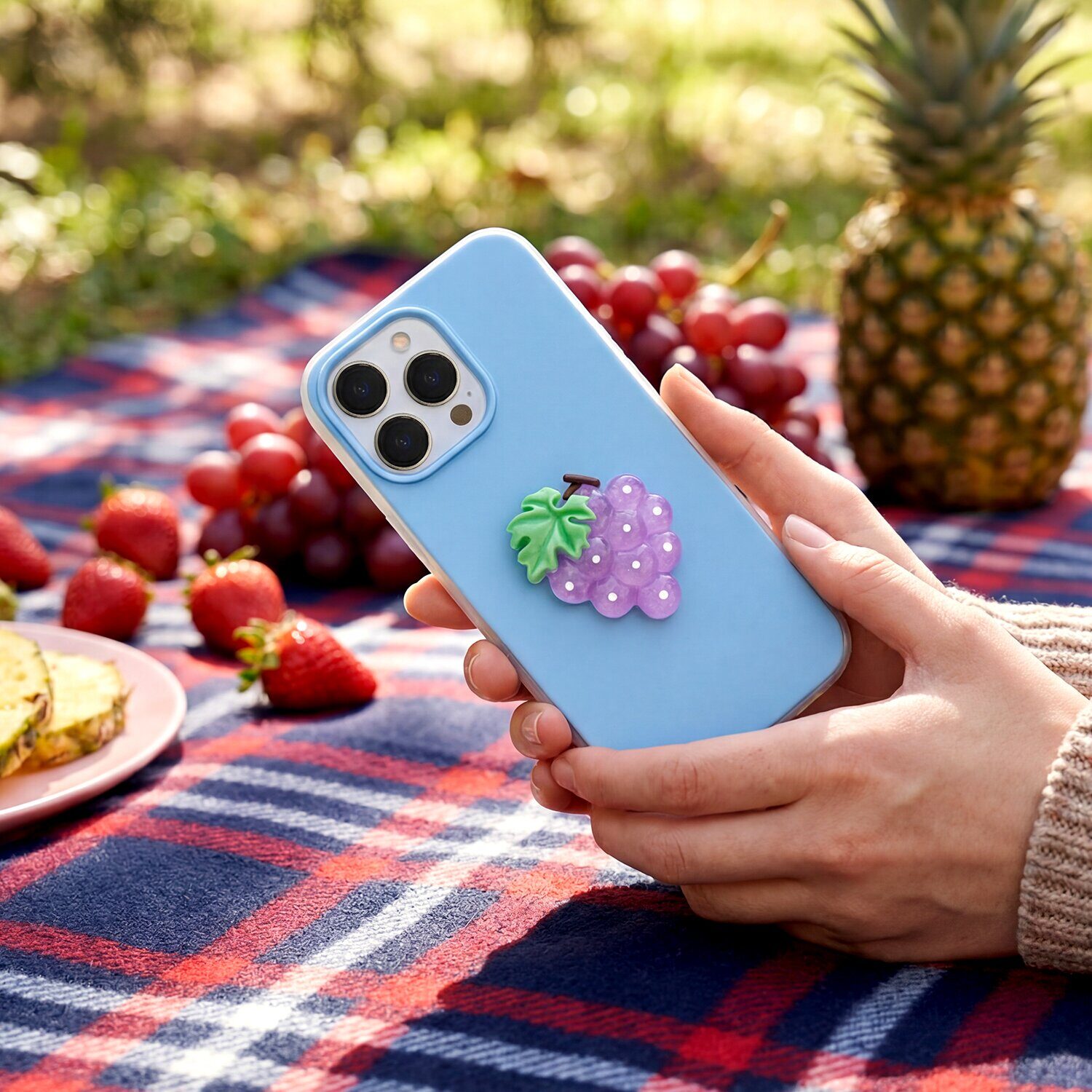 Fruit 2in1 case for Samsung Galaxy S25 FE blue - imagine 8