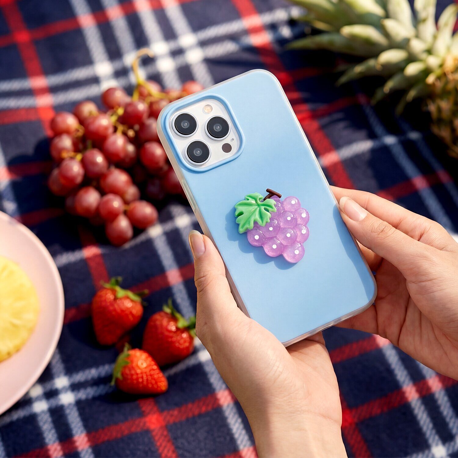 Fruit 2in1 case for Samsung Galaxy S25 FE blue - imagine 9
