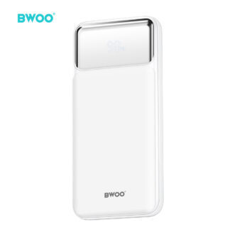 BWOO Ultra thin 22,5W 10000 mAh power bank, white