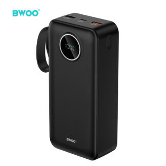 BWOO P64 bkt 22,5W 30000 mAh power bank with LCD screen, black