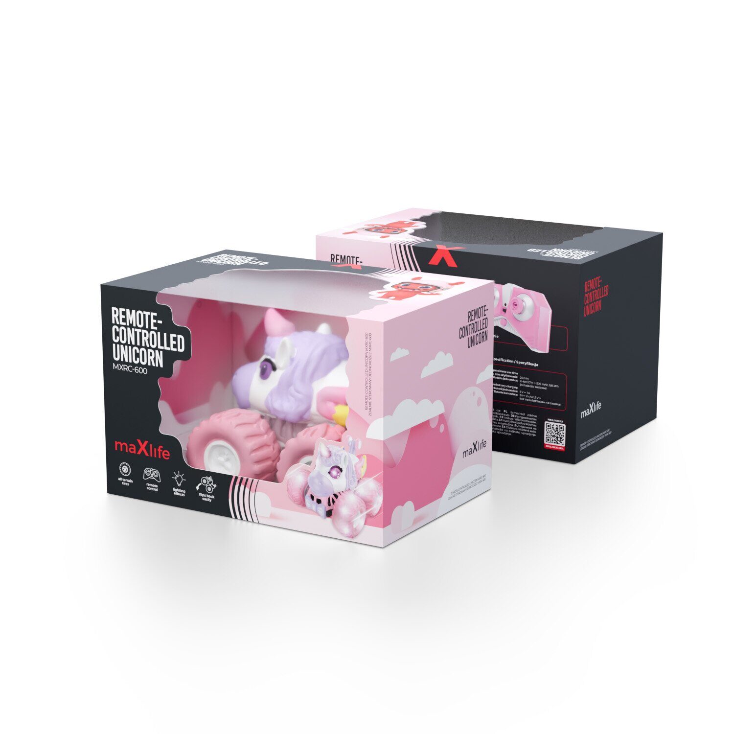 Maxlife remote controlled car MXRC-600 unicorn - imagine 4