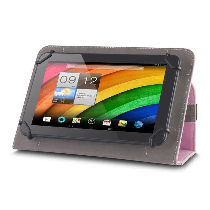 Universal case Fantasia for tablet 12-13"(L29,5 x W22,5 cm) pink - imagine 3