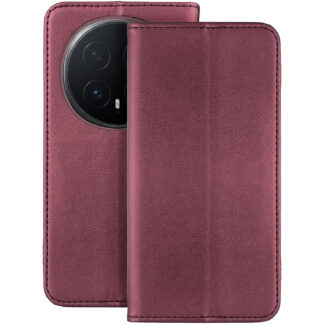 Smart Magnetic case for Honor Magic 8 Pro burgundy