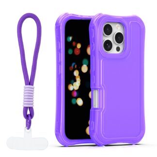 Safepop case with strap for iPhone 16 Pro Max 6,9" purple