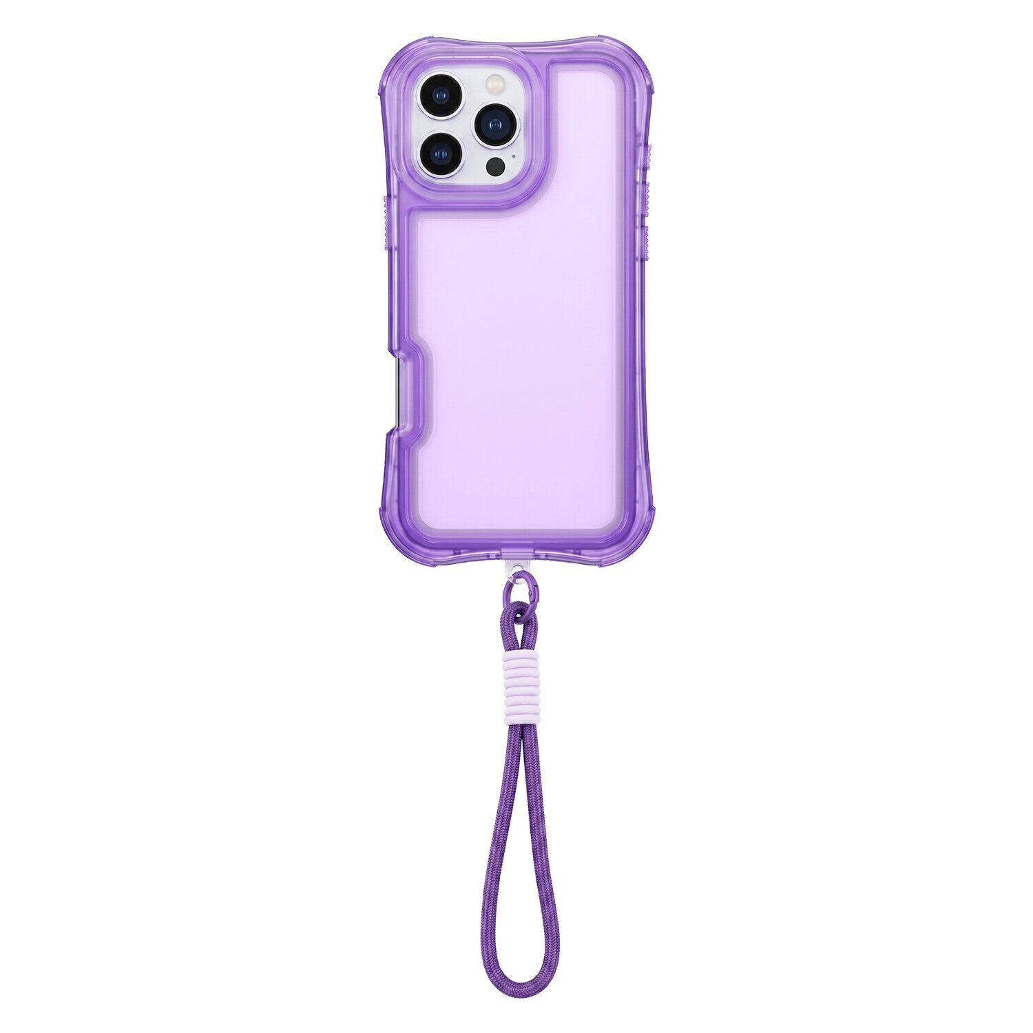 Safepop case with strap for iPhone 14 6,1" purple - imagine 4