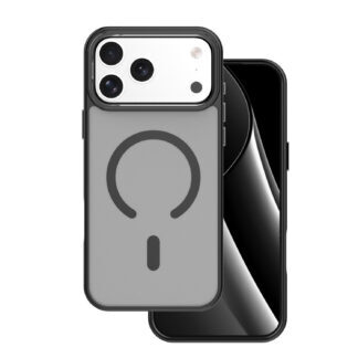 Frozen Mag case for iPhone 17 Pro Max 6,9" black open ring