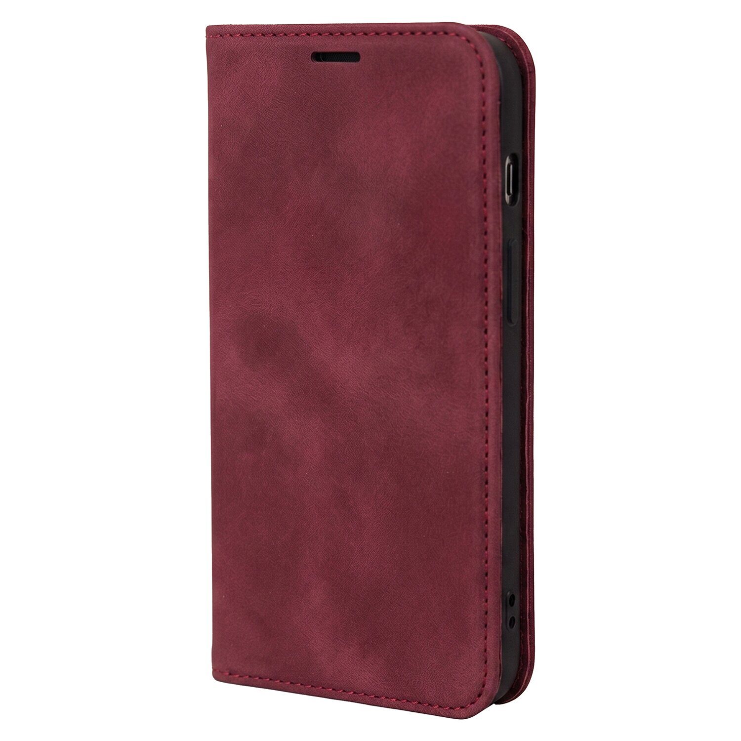 Smart Suede case for iPhone 7 / 8 / SE 2020 / SE 2022 maroon - imagine 3