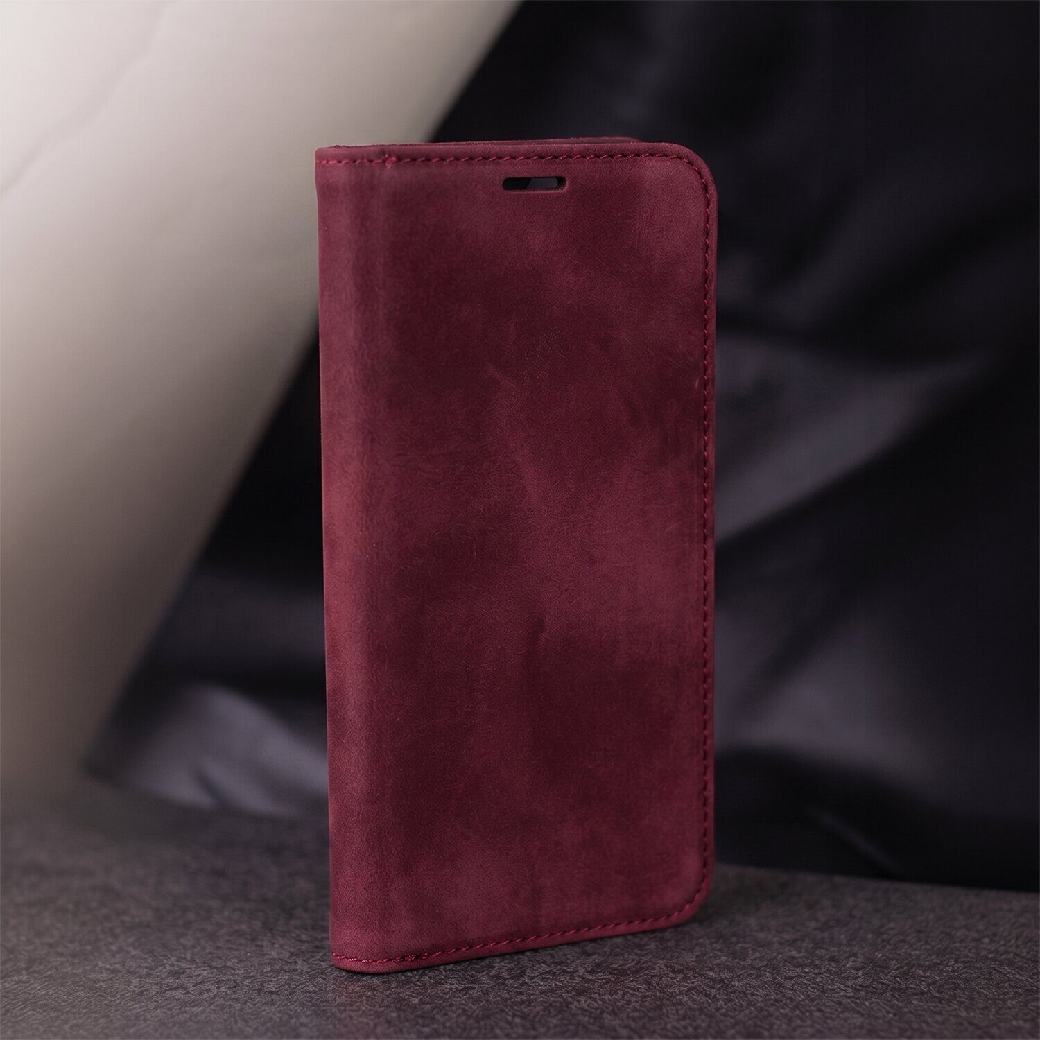 Smart Suede case for iPhone 7 / 8 / SE 2020 / SE 2022 maroon - imagine 9