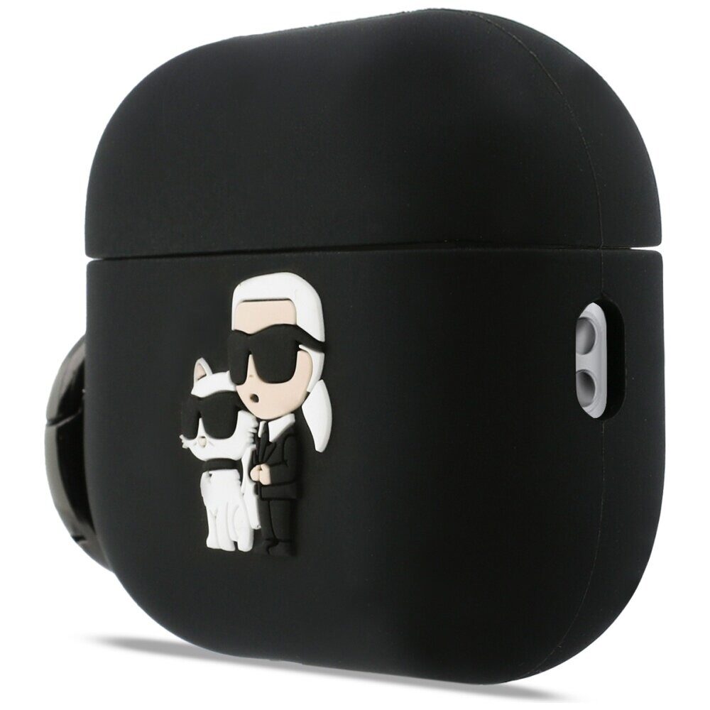 Karl Lagerfeld Silicone Karl & Choupette Head case for AirPods Pro 3 pink - imagine 2