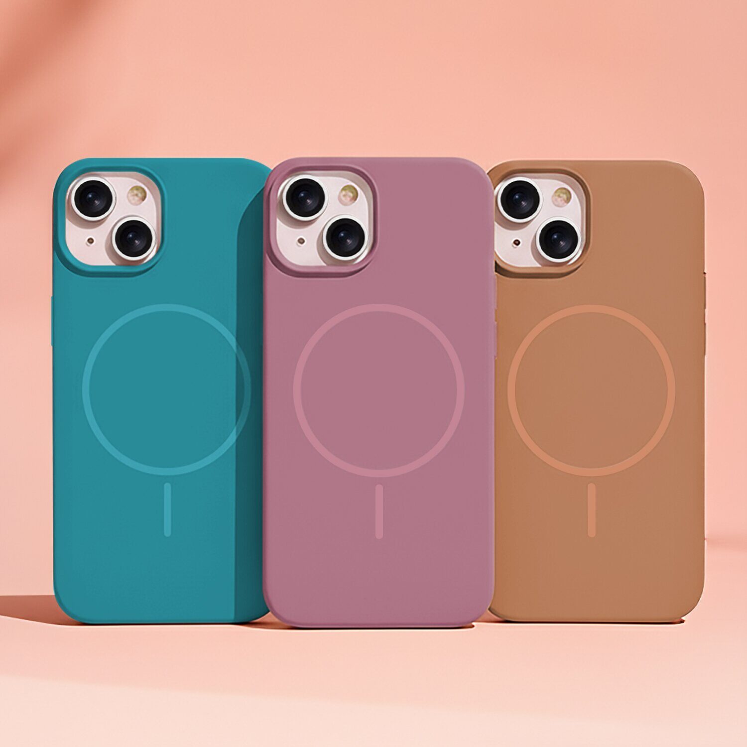 Silicone Thin Mag case for iPhone 16 6,1" rose - imagine 6