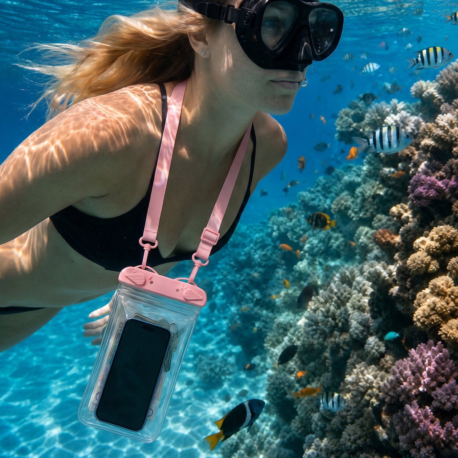 Waterproof case rainbow pink - imagine 8