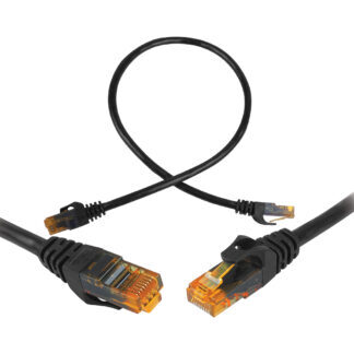 8P8C CAT6e UTP Connection network Cable (patchcord) 0.5m black
