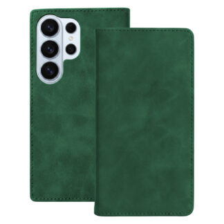 Smart Suede case for Samsung Galaxy S26 Ultra green