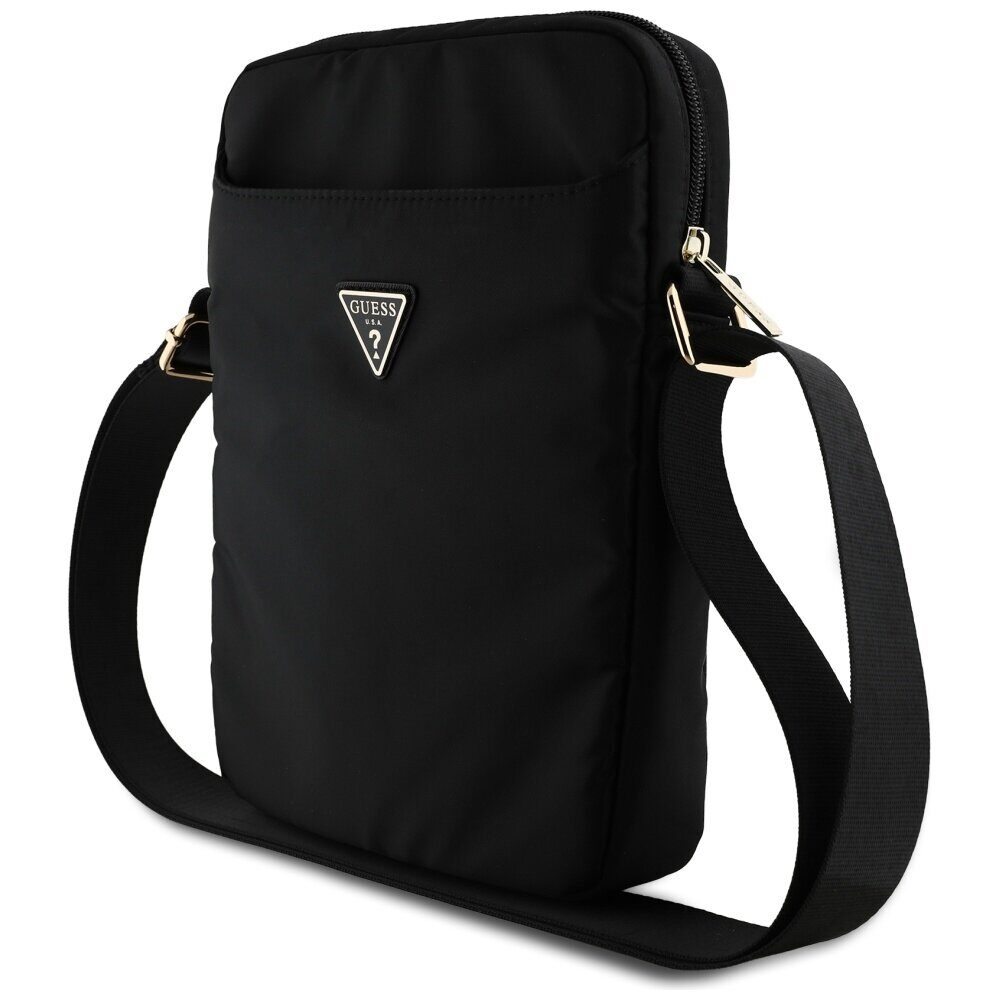 Guess Bag GUTB10NTMLBK 10" black/black Nylon Triangle Logo - imagine 2