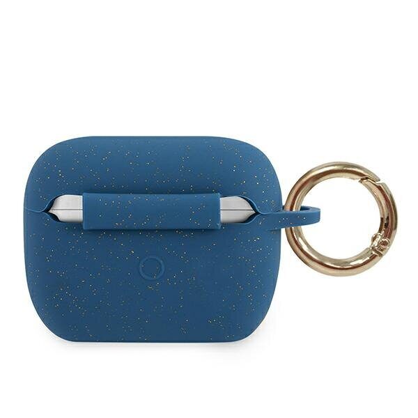Guess GUACAPSILGLBL AirPods Pro cover blue/blue Silicone Glitter - imagine 2