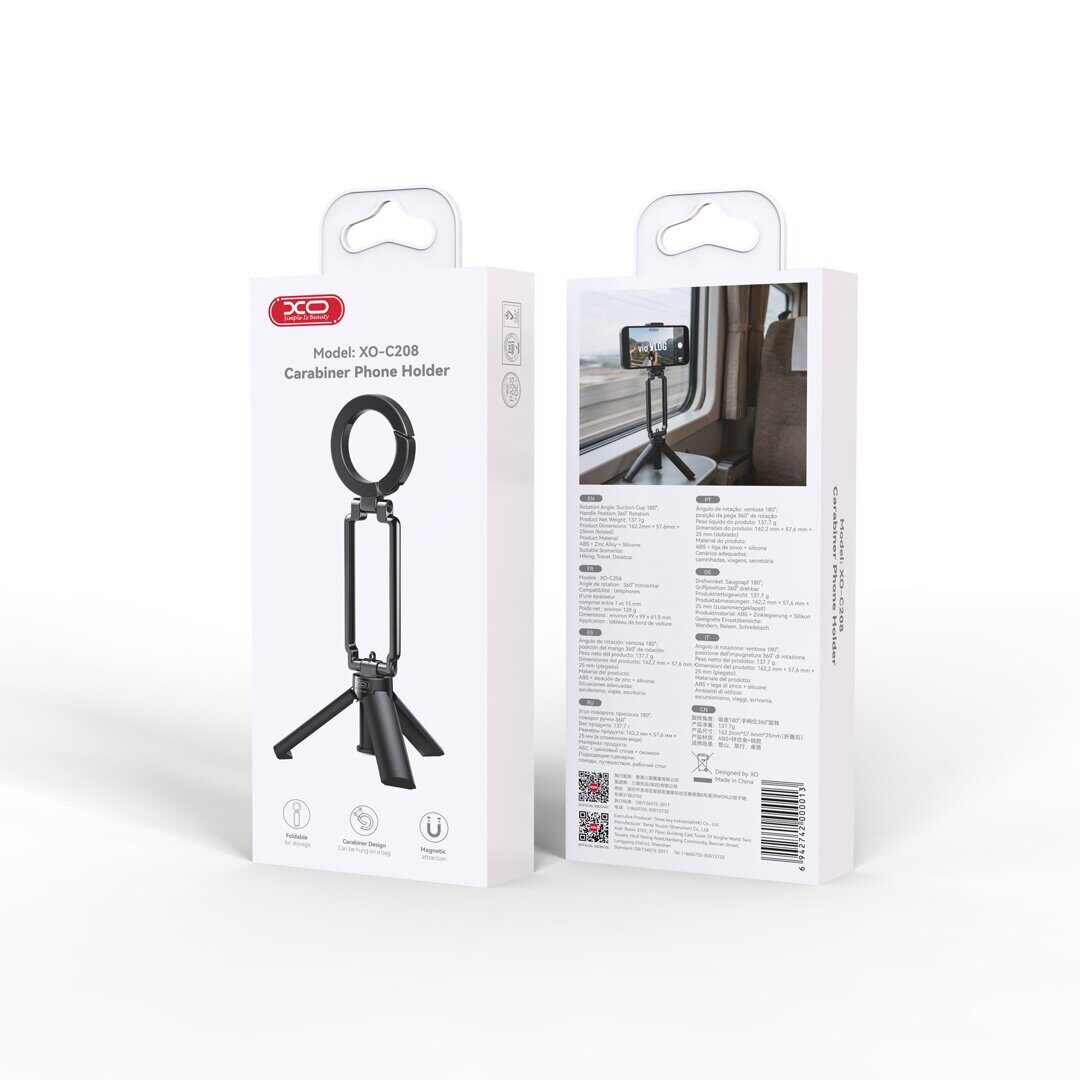 XO holder stand tripod C208 black for MagSafe - imagine 5